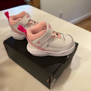 Jordan Kids' Sneakers in Pink and White